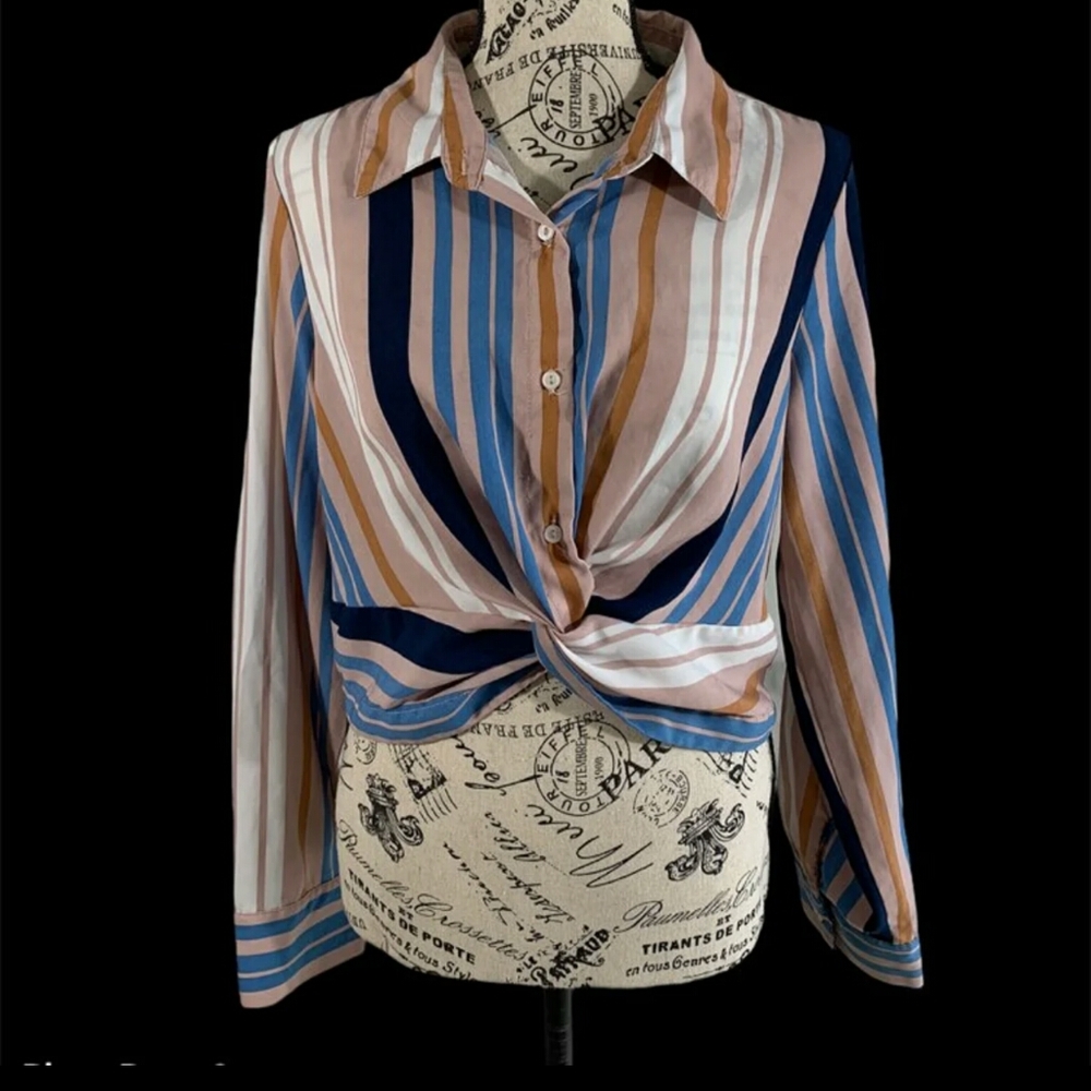 Timing large women's crop Blouse